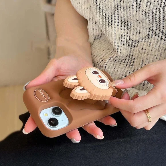 Labubu NEW Brown Phone Case for iPhone 15 Pro Max - Picture 5 of 5